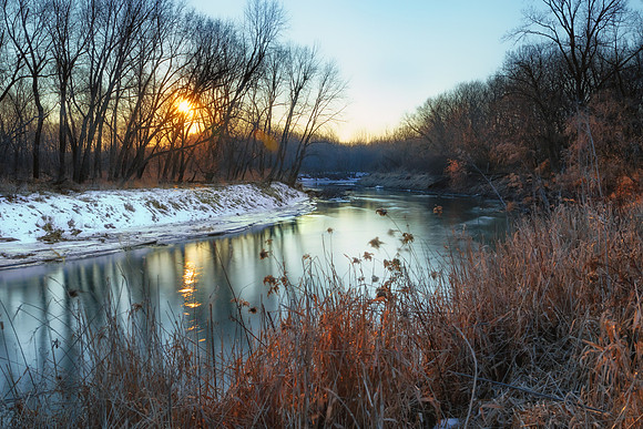 Winter Along The River